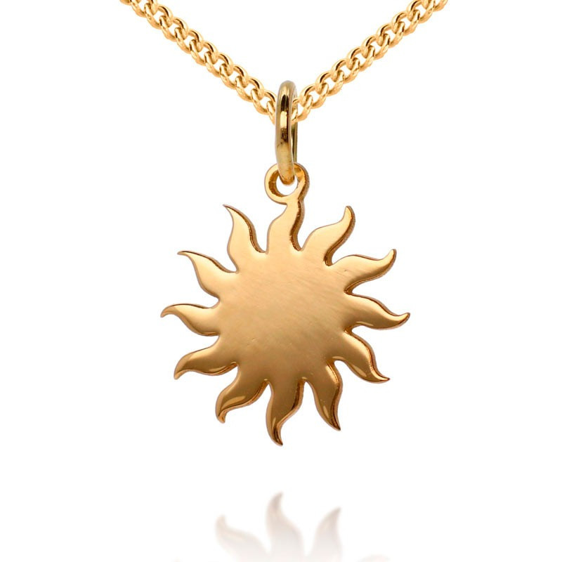 Joyería del Sol: Collares y Pulseras de Oro con Motivos Solares – Elegancia y Brillo