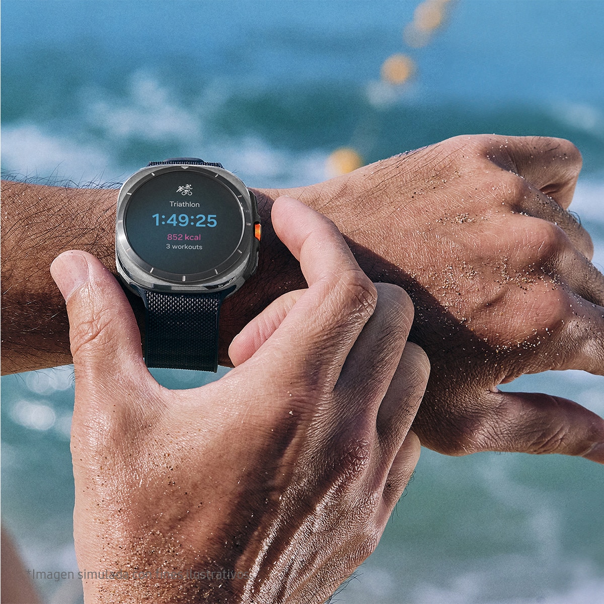 Smartwatch Galaxy: diseño elegante, pantalla AMOLED, funciones inteligentes – Imagen oficial