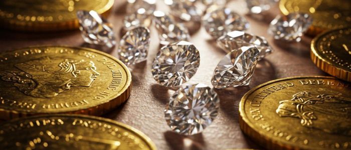 Imágenes de joyas de oro y diamantes: elegancia y brillo para tu marca